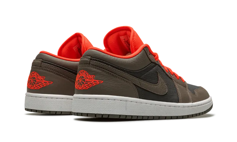 AIR Jordan 1 LO SE “Black / Olive/ Bright Crimson” (DQ6076-002)
