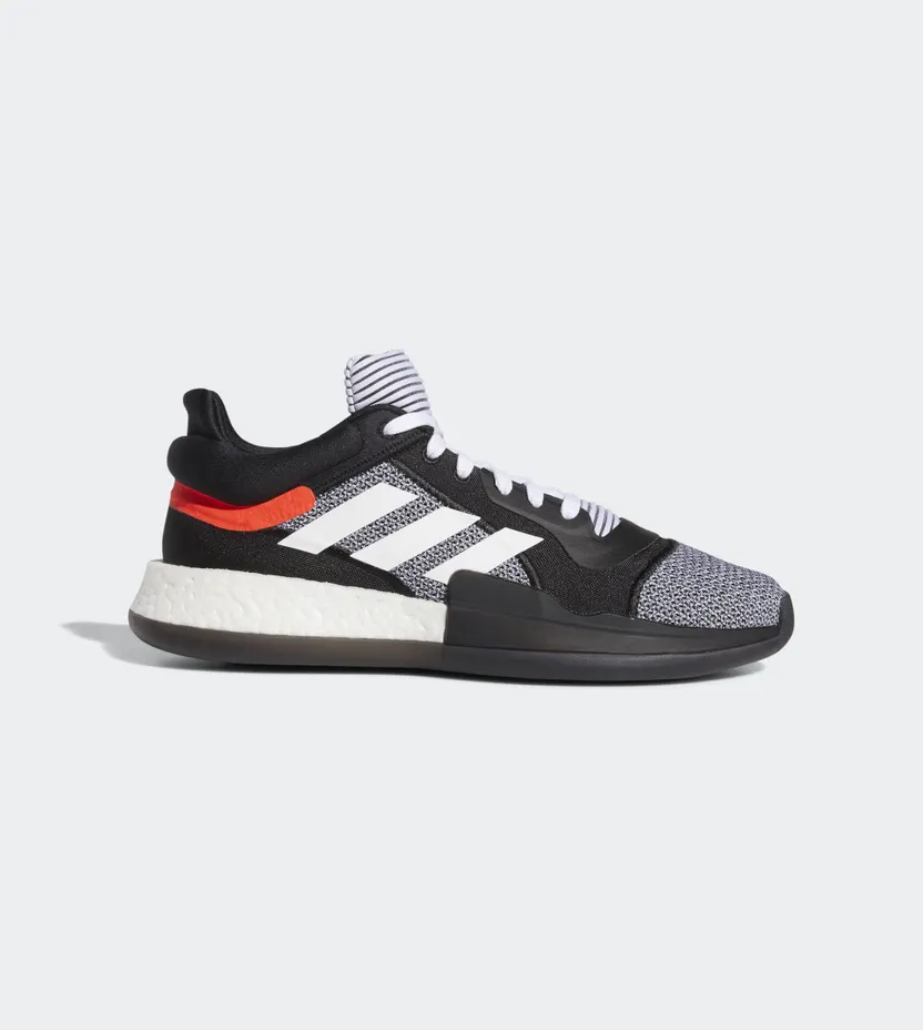 Adidas Marquee Boost Low ‘Core Black’ Core Black/Cloud White/Solar Red (D96931)