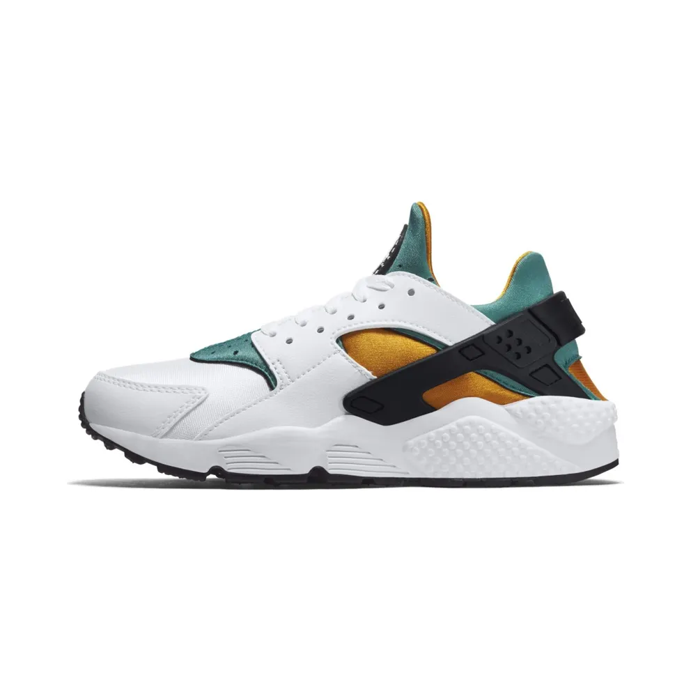 Nike Air Huarache White Turquoise Gold White Sport Turq-Unvrsty Gold (318429-137)
