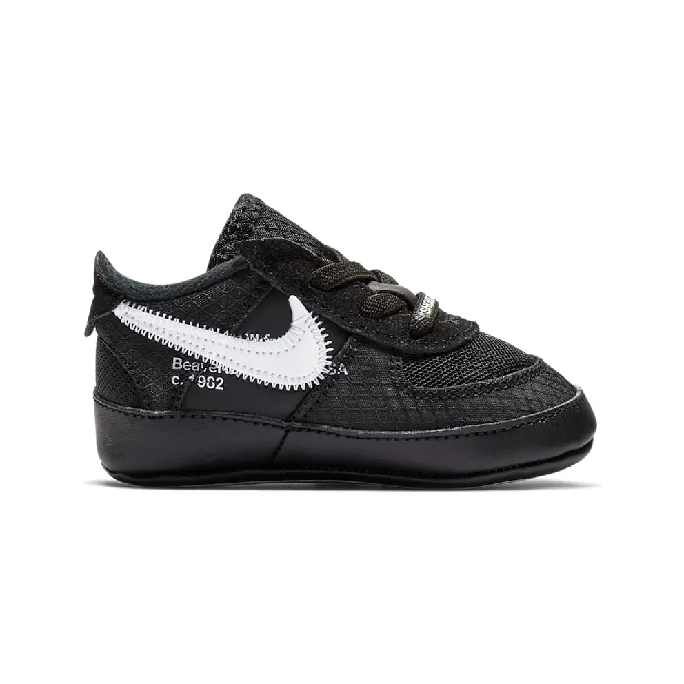 Nike x Off White Air Force 1 Low Black (Toddler) (2018) (BV0854-001)