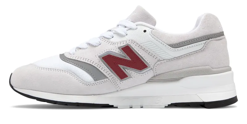 New Balance 997 Detachable Logos Light Grey Light Grey/White (M997LBG)