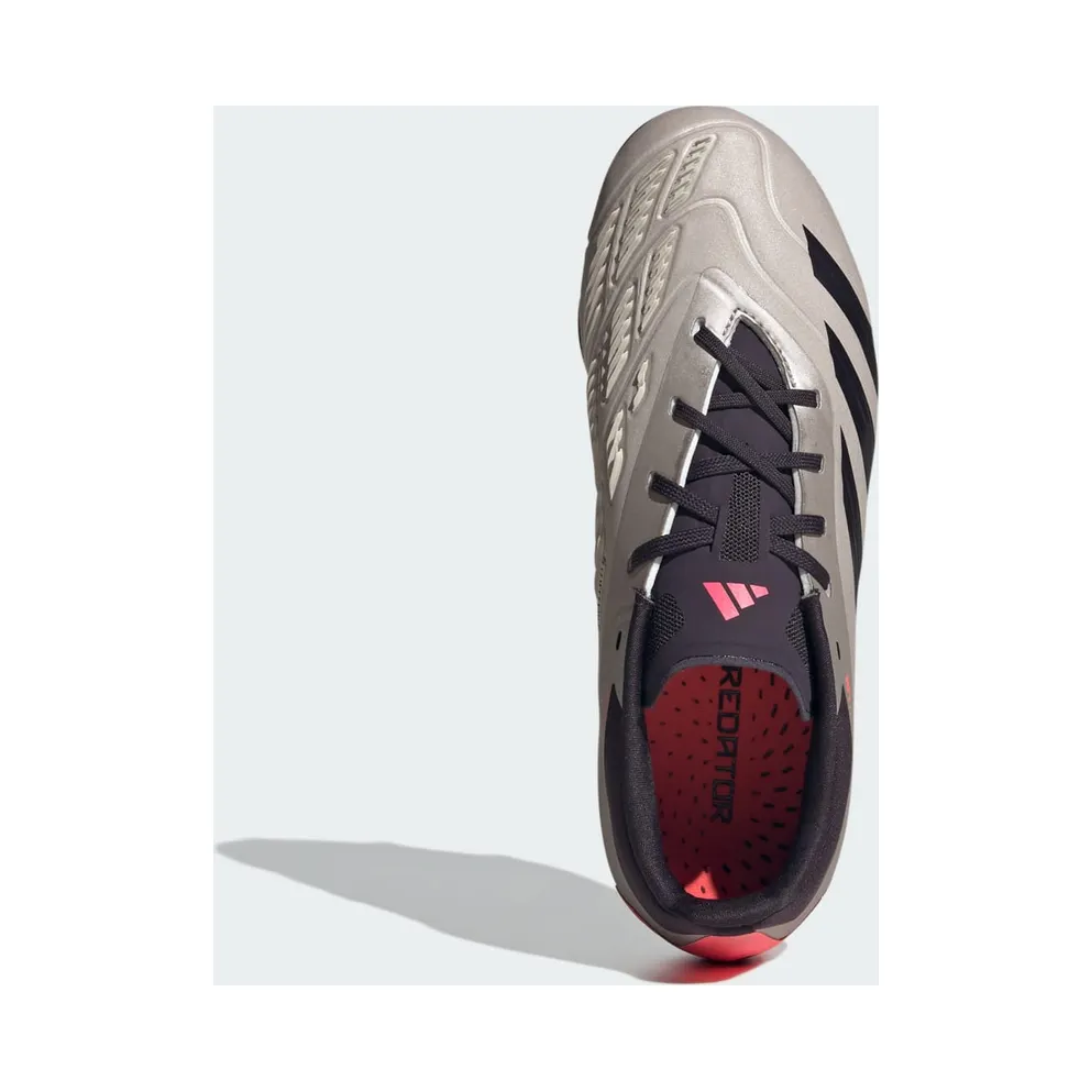 adidas Predator Elite FG Platinum Metallic Aurora Black Carbon (IF6361)