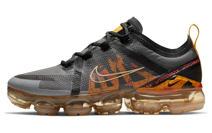 Nike Air VaporMax 2019 SE ‘Floral’ Black/Bright Crimson-University Gold (CD7094-002)