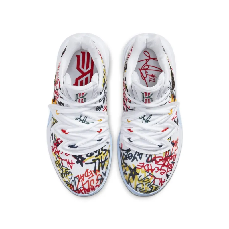 Nike Kyrie 5 Keep Sue Fresh Sue Bird (GS) White/Multi-Color (CW4403-100)