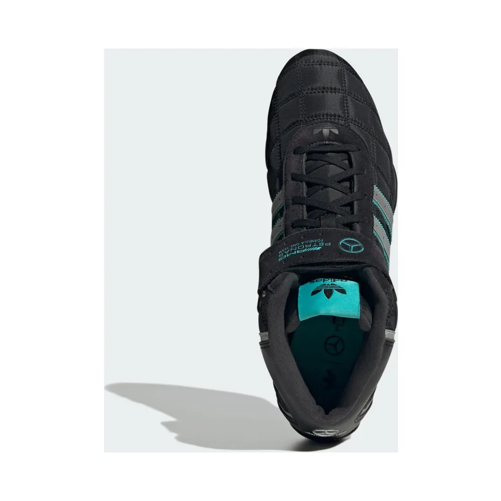 Adidas ADIRACER HI MERCEDES AMG PETRONAS F1 TEAM Shoes Core Black / Core Black / Silver Metallic (JR4547)