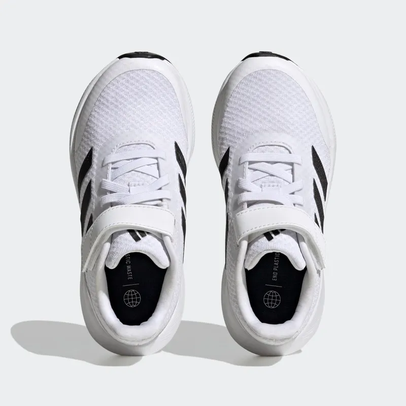 Adidas RunFalcon 3.0 with Elastische Veters and Velcro Cloud White / Core Black / Cloud White (HP5868)