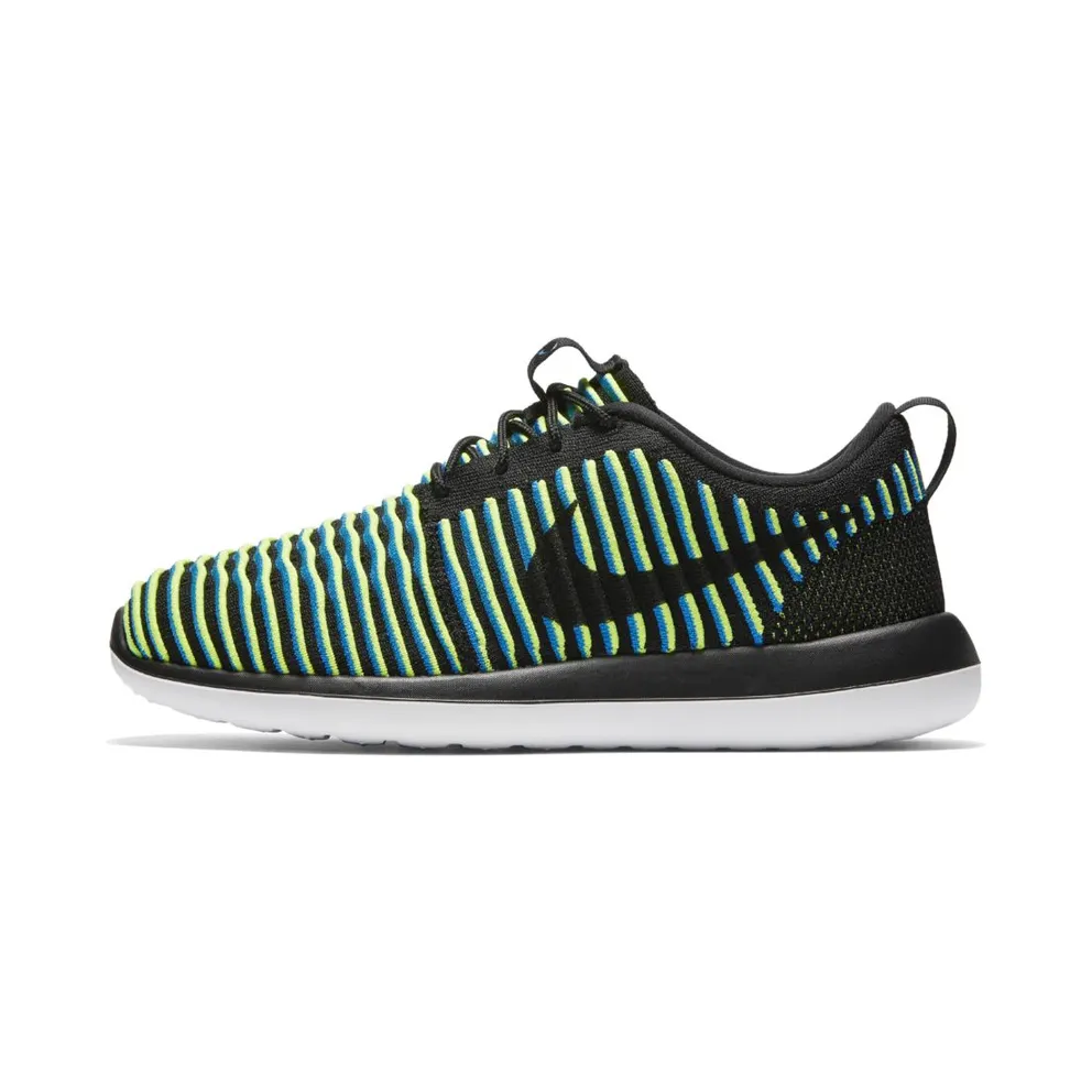 Nike Roshe Two Flyknit Photo Blue (W) Black/Photo Blue-Volt-Black (844929-003)