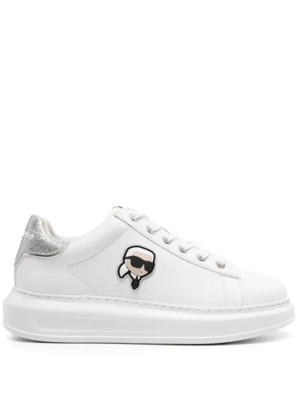 Karl Lagerfeld K/Ikonik Kapri leren sneakers – White (KL62530N)