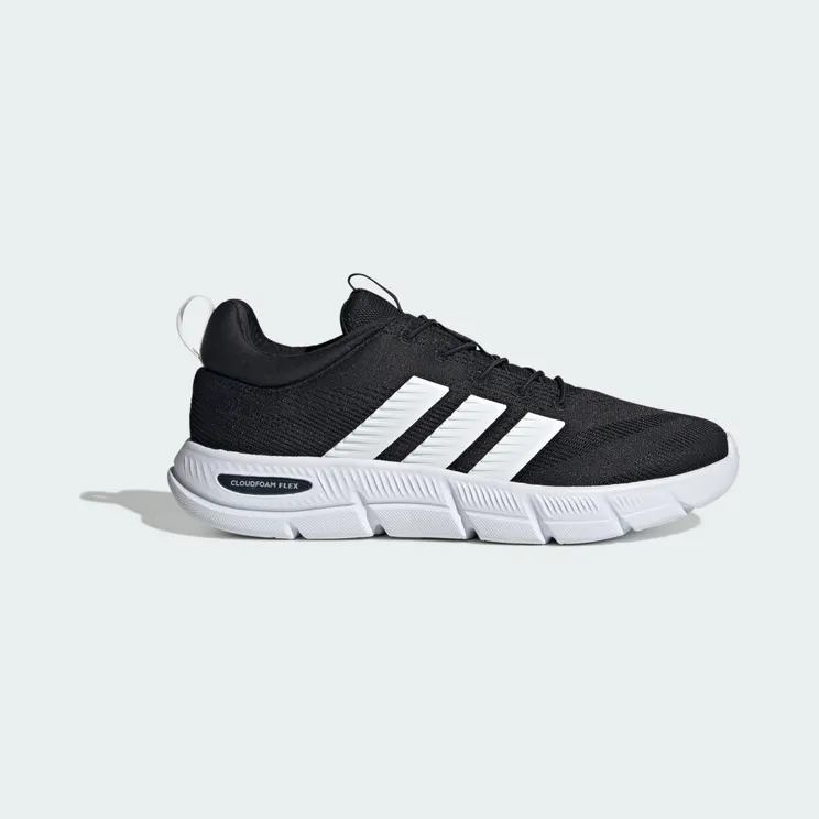 Adidas CLOUDFOAM FLEX-ELASTISCHE VETERSCHOENEN Core Black / Cloud White / Carbon (HQ2547)
