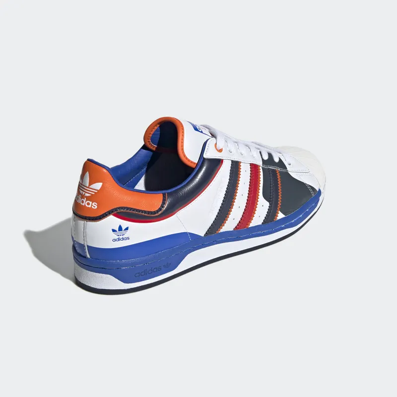adidas Superstar Starting Five Cloud White/Blue/Scarlet (FW8153)