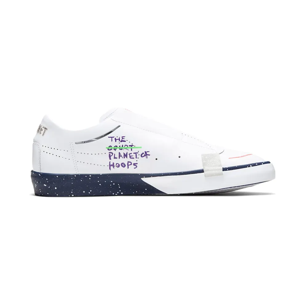 Nike Blazer Low Slip Planet of Hoops White/Midnight Navy (CW2619-141)