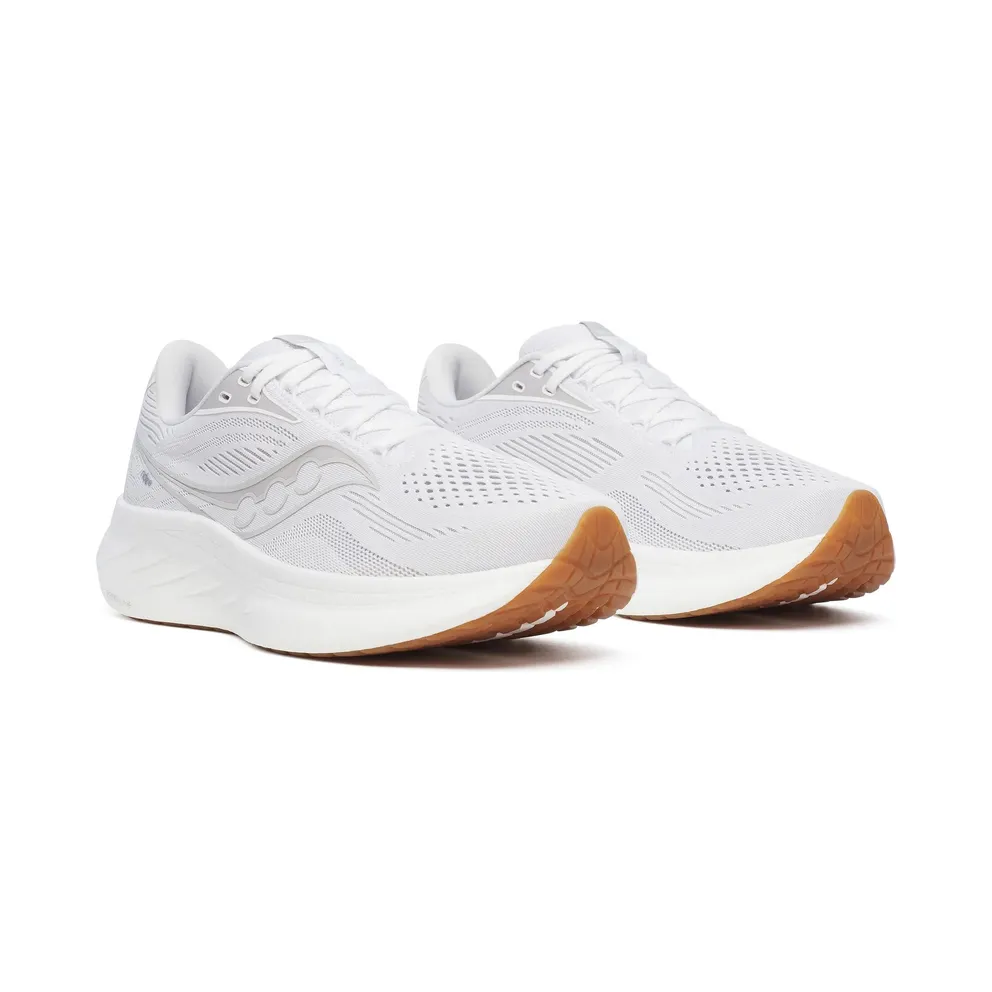 SAUCONY Ride 18 “White / Gum” (S21000-107)