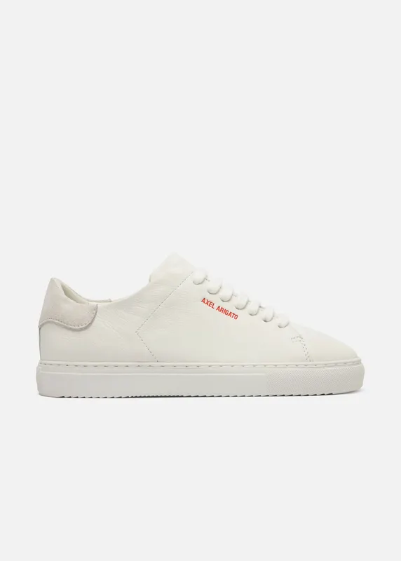 Axel Arigato Clean 90 Sneaker “White,Red” (F4621001)