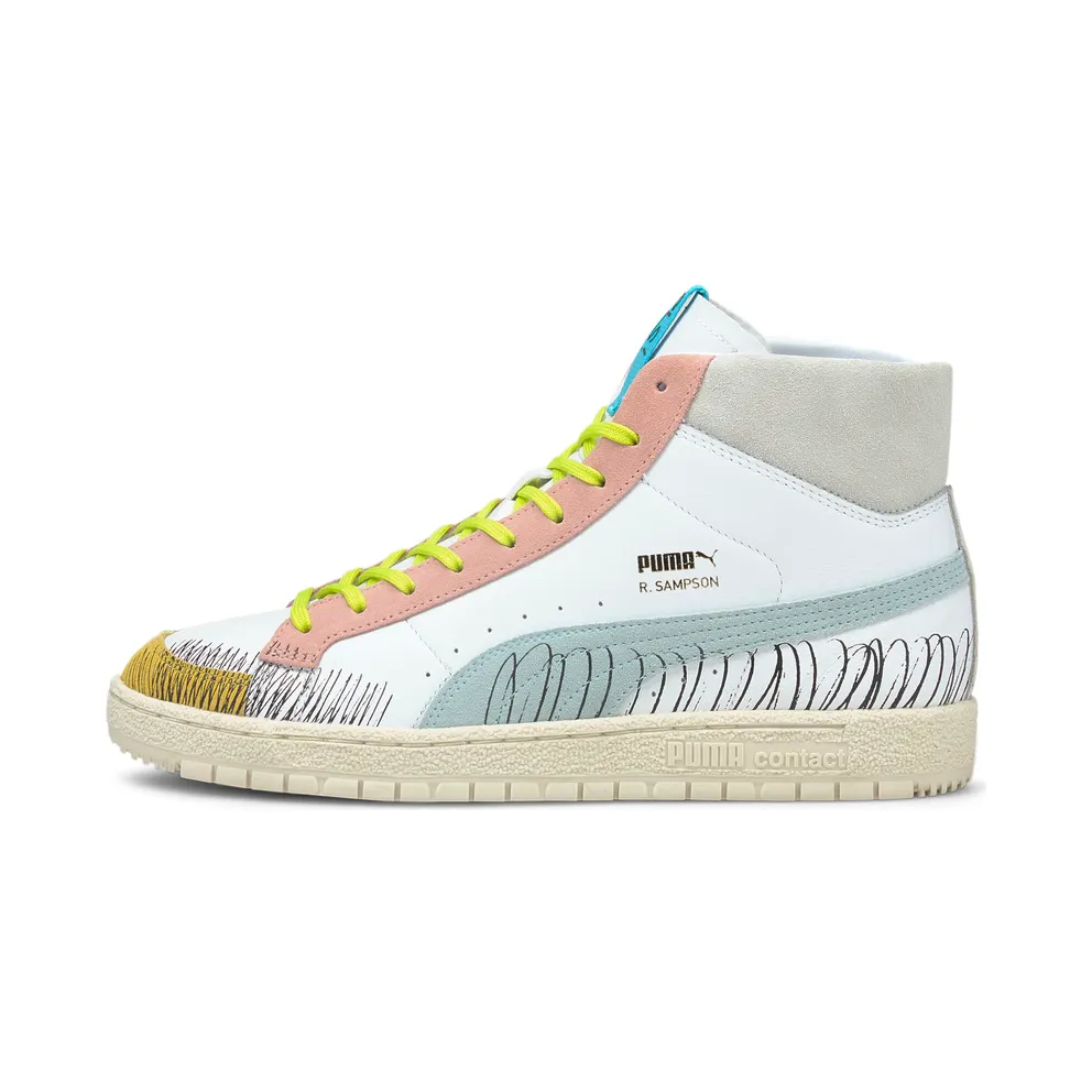 Puma x MICHAEL LAU Ralph Sampson 70 Mid Weiß/Blau (375197-01)