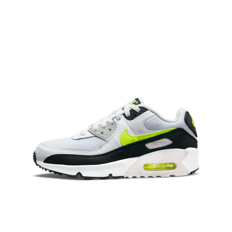 Nike Air Max 90 White Hot Lime (GS) (CD6864-109)