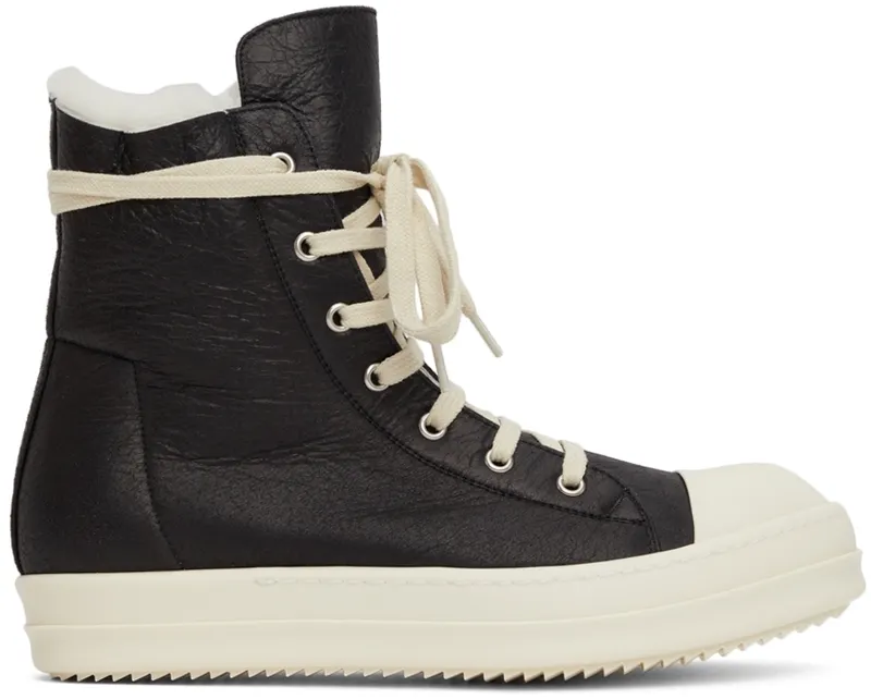 Rick Owens Black Shearling High (RU02A5890 LSHC)