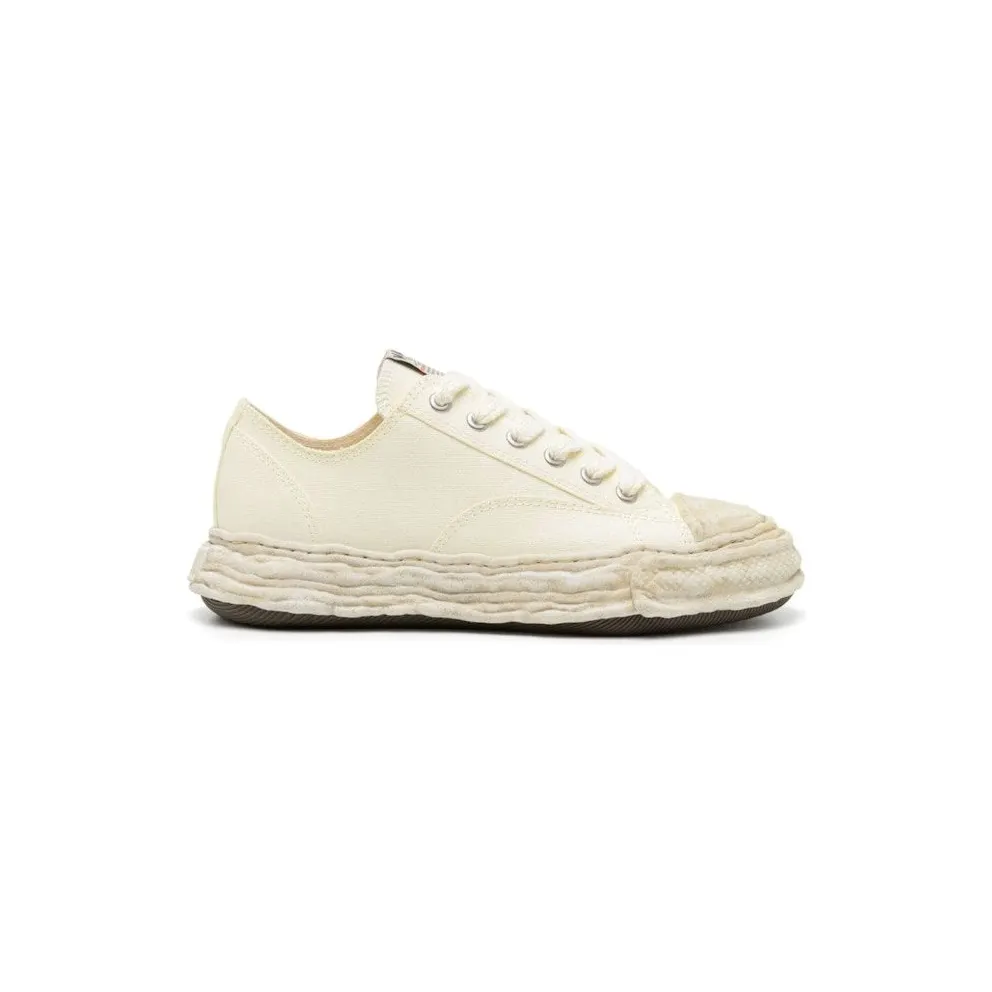 Maison Mihara Yasuhiro Peterson 23 OG Sole Canvas Low Garment Dyed White (A12FW706-WHT)