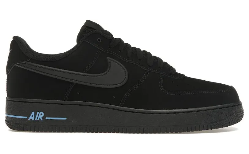 Nike Air Force 1 Low ’07 SE Black University Blue (HV6223-001)