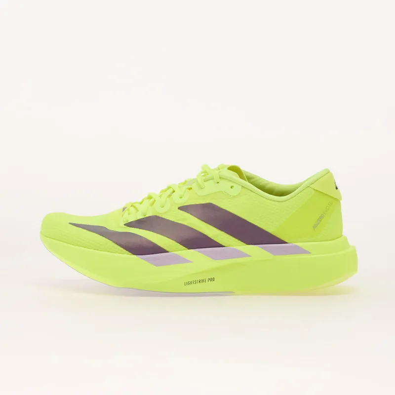 Adidas Adizero EVO SL Solar Yellow / Aurora Plum / Powder Plum – “Green” (JR2024)
