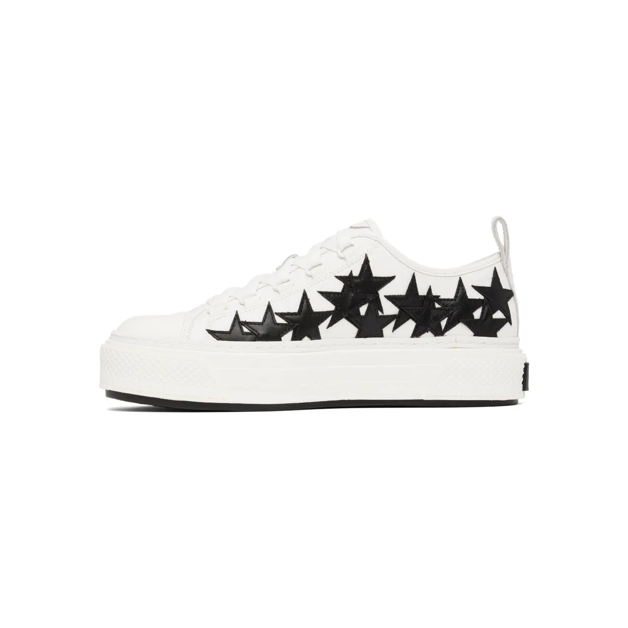 AMIRI White & Black Stars Court Low-Top Sneakers (PF22MFS014-111) (3)