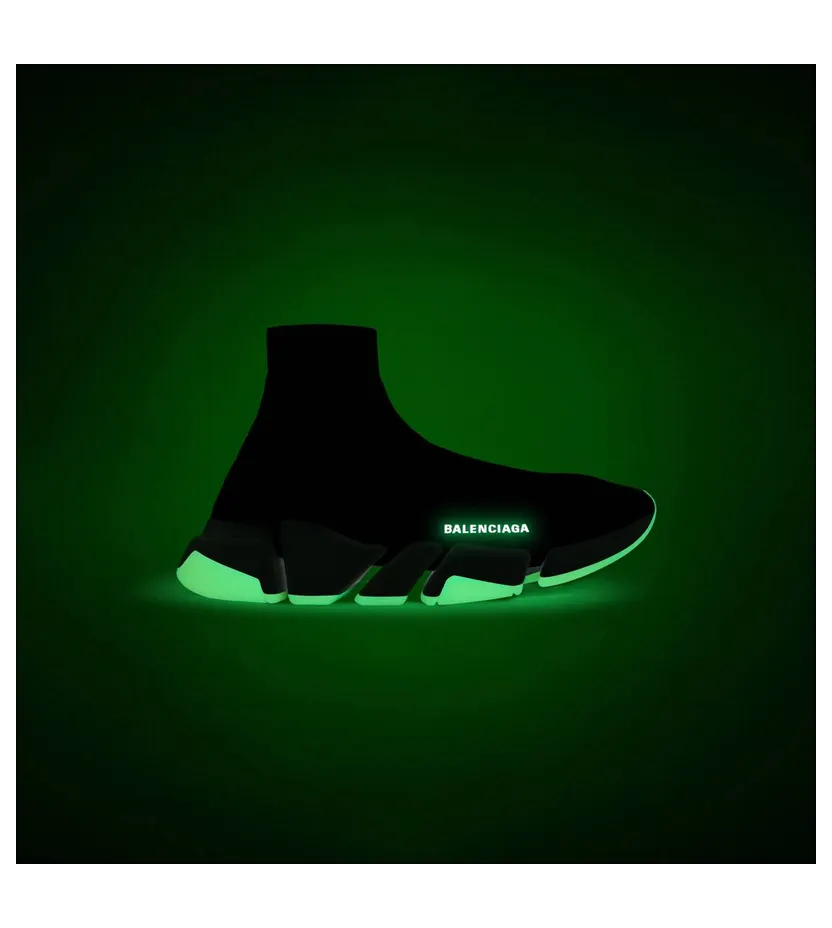 Balenciaga Speed 2.0 Glow in the Dark (654020W2DB81098) (2)