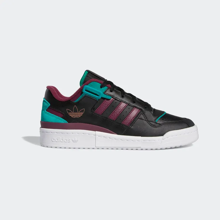 adidas Forum Exhibit Low Core Black / Victory Crimson / Glory Green (H01912)