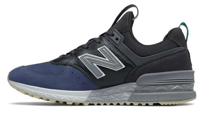 New Balance 574 Sport Mita Black Blue Grey Black/Blue-Grey (MS574MTA)
