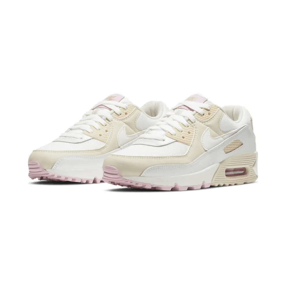 Nike Air Max 90 Summit White Light Orewood Brown (W) Summit White/Metallic Red Bronze-Light Orewood Brown-Metallic Summit White (CT1873-100)