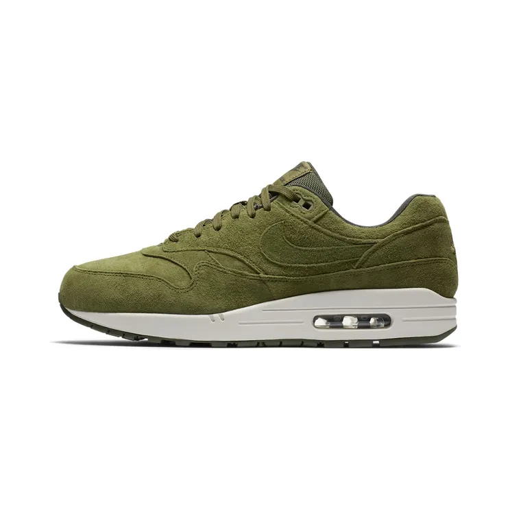 Nike Air Max 1 Olive Canvas Suede “Olive Canvas / Sequoia / Light Bone” (875844-301)