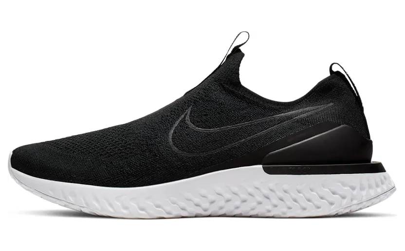 Nike Epic Phantom React Flyknit Black White (BV0417-001)