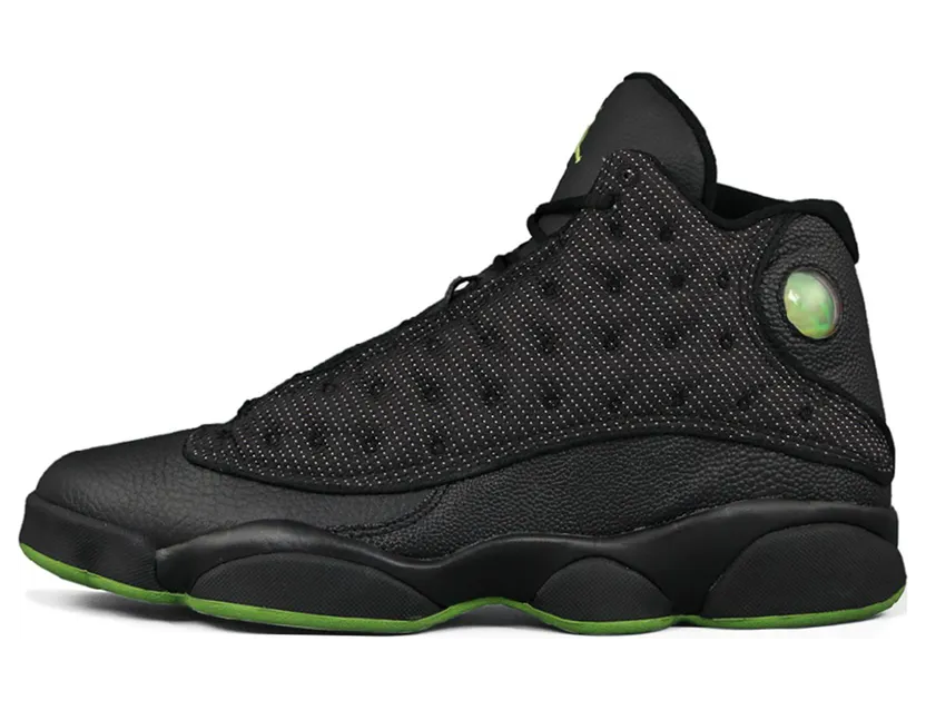 Air Jordan 13 Retro ‘Altitude’ 2010 Black/Altitude Green (414571-002)