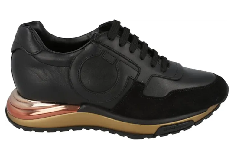 Ferragamo Brooklyn Low-Top Sneakers Black (035775-736880-1C)