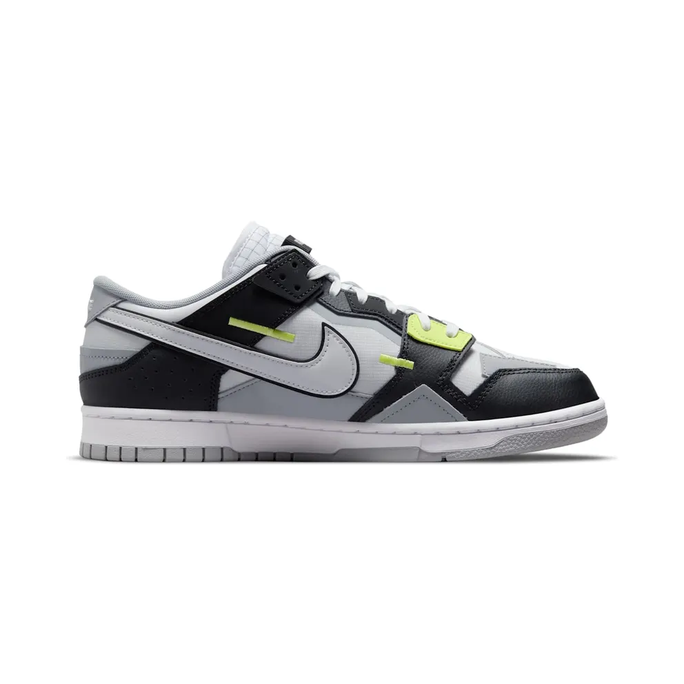 Nike Dunk Low Scrap Grey Wolf Light Lemon Twist (DC9723-001)