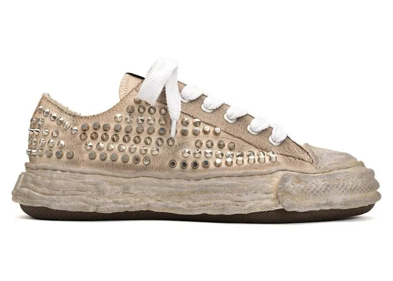 Maison Mihara Yasuhiro Peterson 23 OG Sole Studded Canvas Low White (A13FW715-WHT)