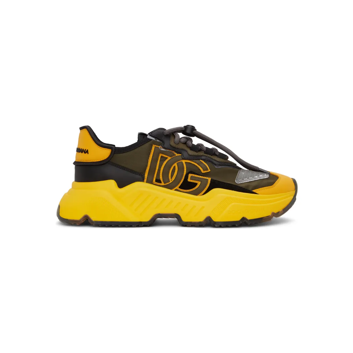 Dolce & Gabbana Yellow & Black Daymaster Sneakers (CS1941 AQ709)