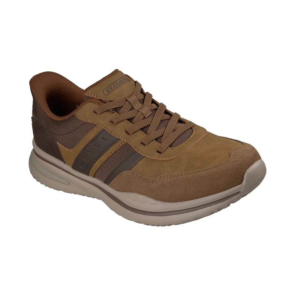 Skechers Slip-ins Relaxed Fit: Norlan “Leroy Sneaker Woestijn Brown” (205891DSCH)