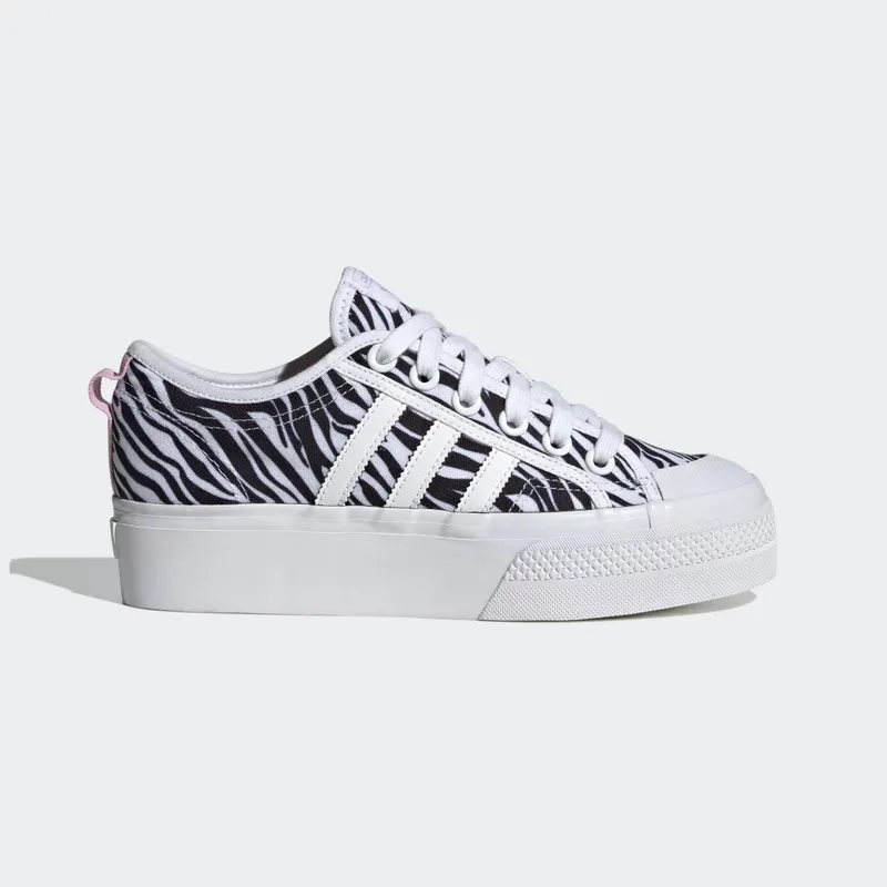 Adidas Nizza Platform Cloud White / Bliss Lilac / Core Black (GZ9681)