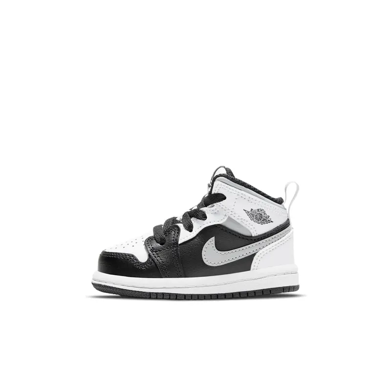 Jordan 1 Mid White Shadow (TD) Black/Medium Grey-White (640735-073)