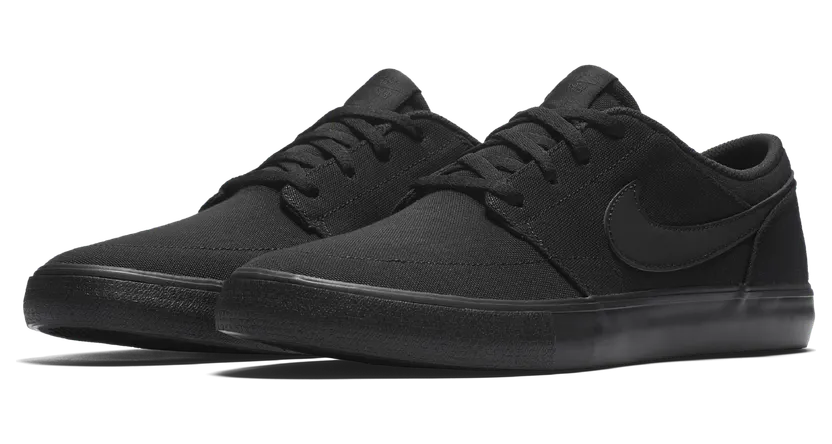 Nike SB Solarsoft Portmore 2 Skateschoen Zwart (880268-001)