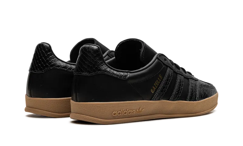 Adidas Gazelle Indoor “Core Black Snakeskin” (IF1978)