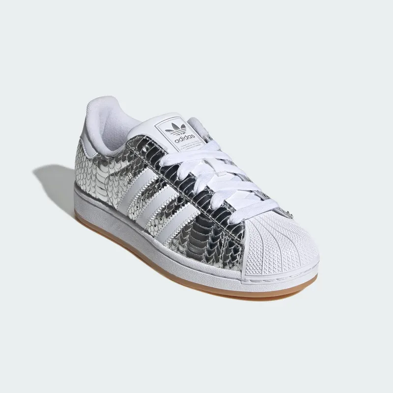 Adidas SUPERSTAR II Shoes Silver Metallic / Cloud White / Grey Two (KH9020)