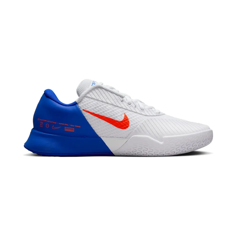 Nike Court Air Zoom Vapor Pro 2 HC White Hyper Royal Hyper Crimson (DR6191-106)