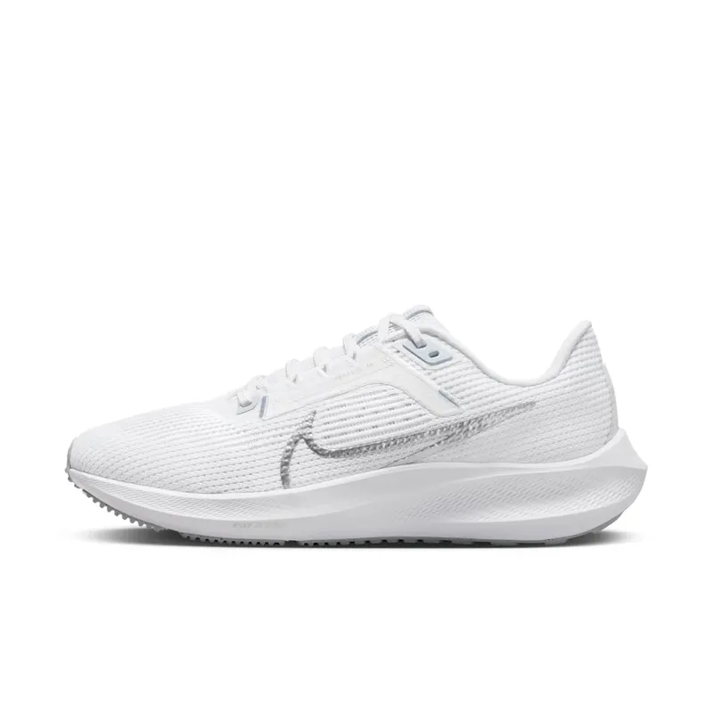 Nike Pegasus 40 White Metallic Silver (DV3854-101)