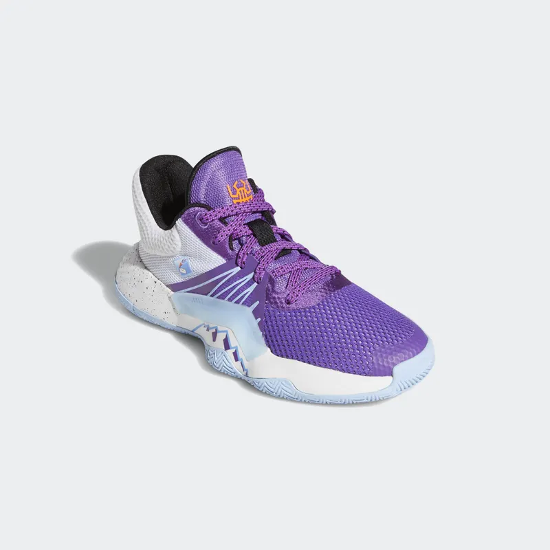 adidas D.O.N. Issue #1 Mailman Karl Malone (Youth) Active Purple/Footwear White/Glow Blue (EH2433)