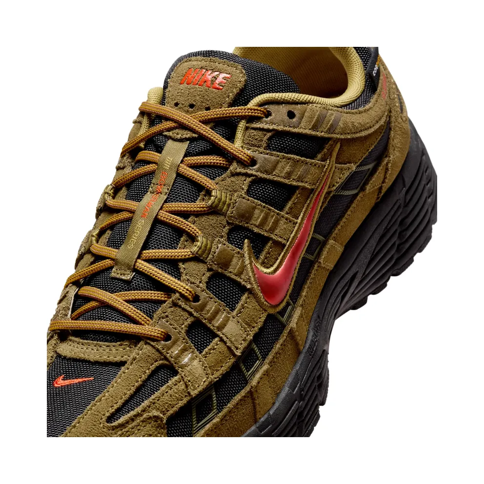 Nike P-6000 Premium Cordura Olive Flak Black Picante Red (IH0946-300)