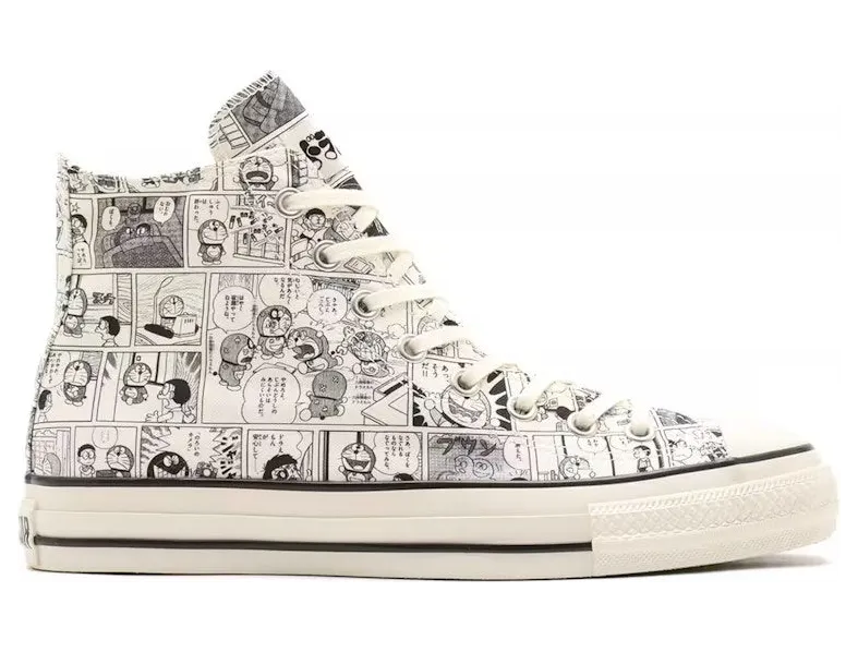 Converse Chuck Taylor All Star Aged CP Hi Doraemon Black White (31314980)