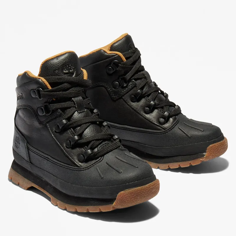 Timberland Euro Hiker Shell Toe Boot Black Gum (TB0A1NJ4-001)