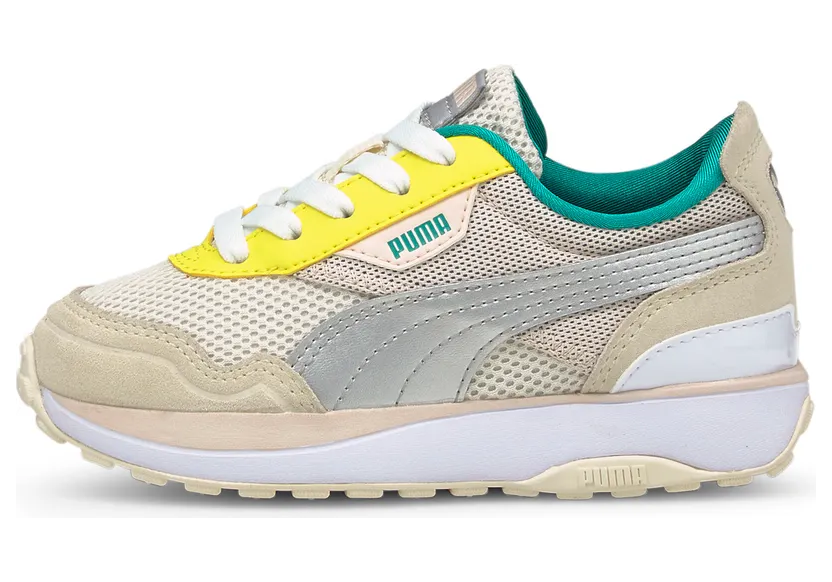 Puma Cruise Rider Ocean Queen sportschoen Roze/Wit/Zilver (380839-01)