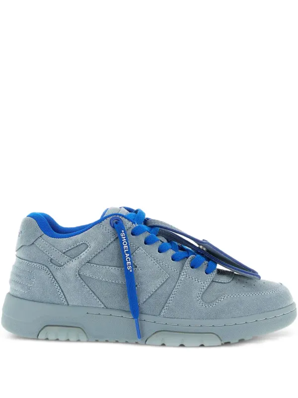 OFF-WHITE Out Of Office OOO Low Tops Blue Grey FW25 (OMIA189F25LEA0094040)