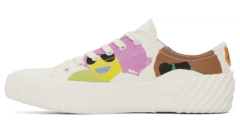 Kenzo White Tribute Sneakers (FC55SN430F73) (3)